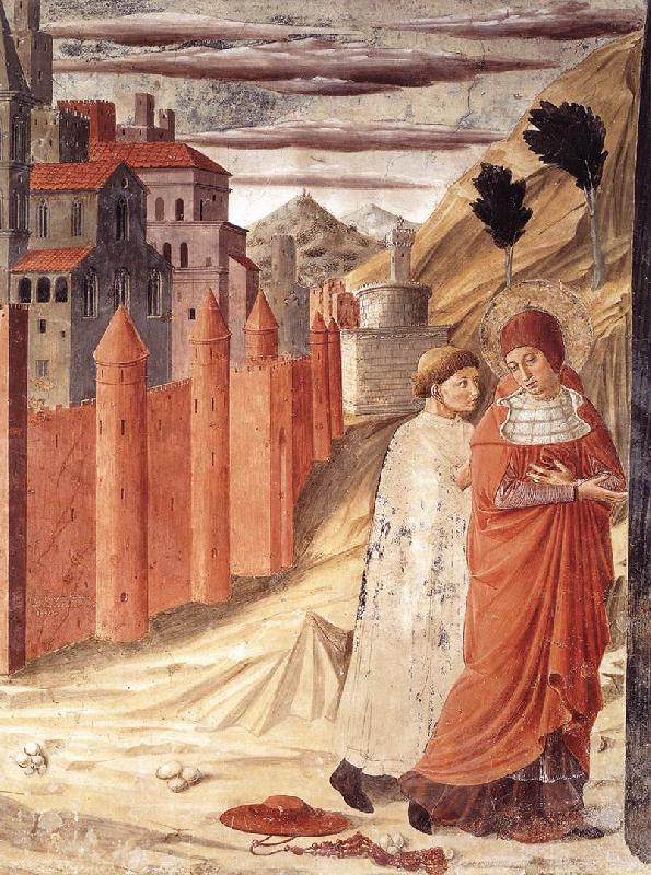 GOZZOLI, Benozzo The Departure of St Jerome from Antioch dg France oil painting art